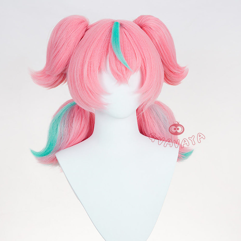 Gvavaya Game Cosplay Zenless Zone Zero Sunna Aria Nangong Yu Cosplay Wig 40cm Hair