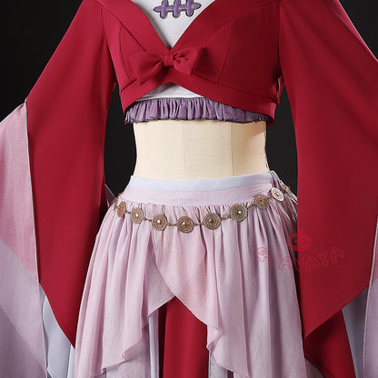 Gvavaya Anime Cosplay The Apothecary Diaries Cosplay Maomao Dance Red Dress Maomao Cosplay Costume