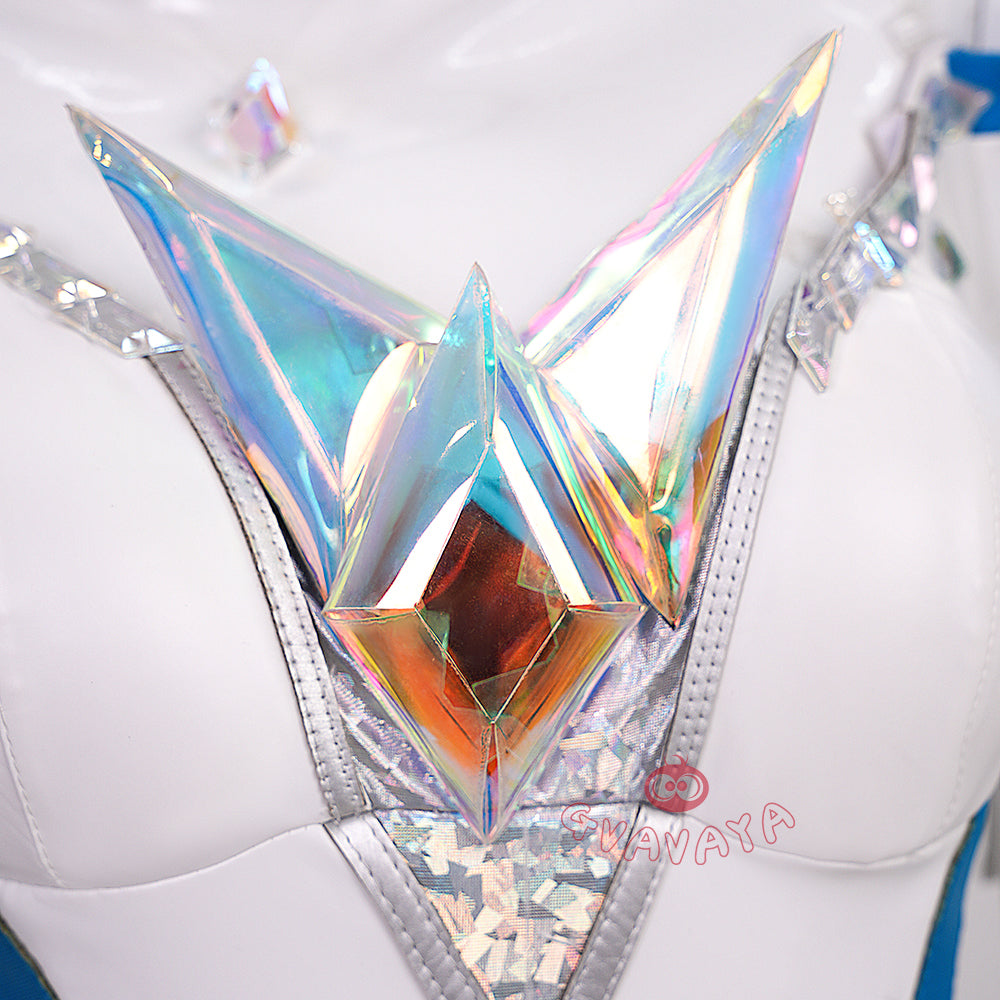 Gvavaya Game Cosplay White Queen Cosplay Emma Frost Cosplay Costume A
