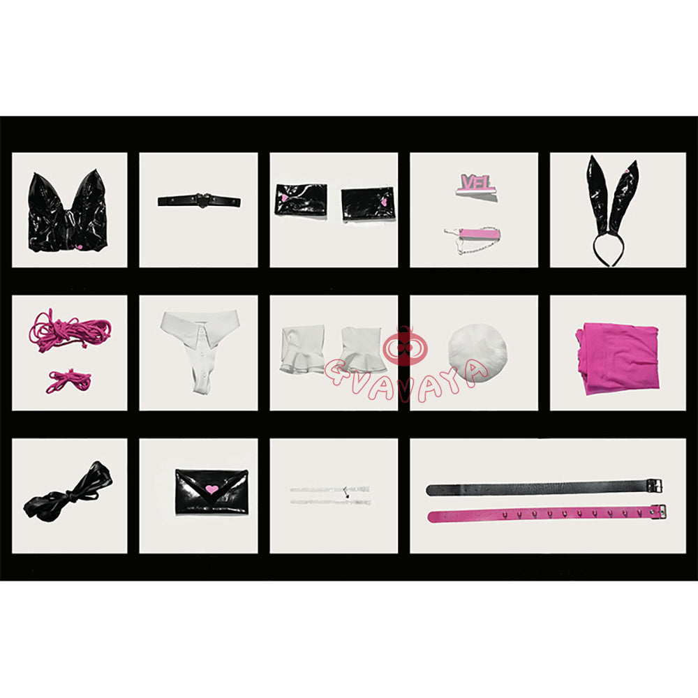 Gvavaya Game Cosplay Nikke Cosplay Velvet Bunny Girl Uniform Cosplay Costume