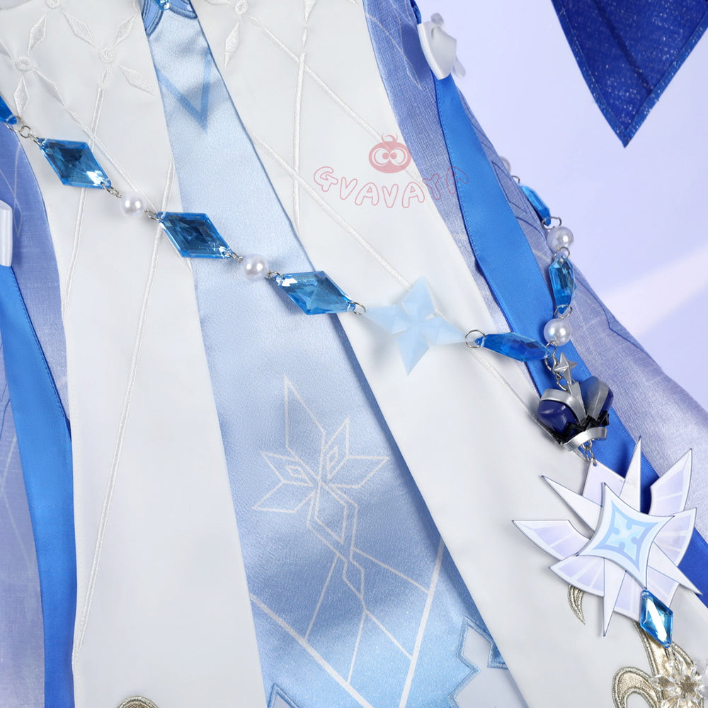 Gvavaya Game Cosplay Genshin Cryo Archon Tsaritsa Cosplay Costume
