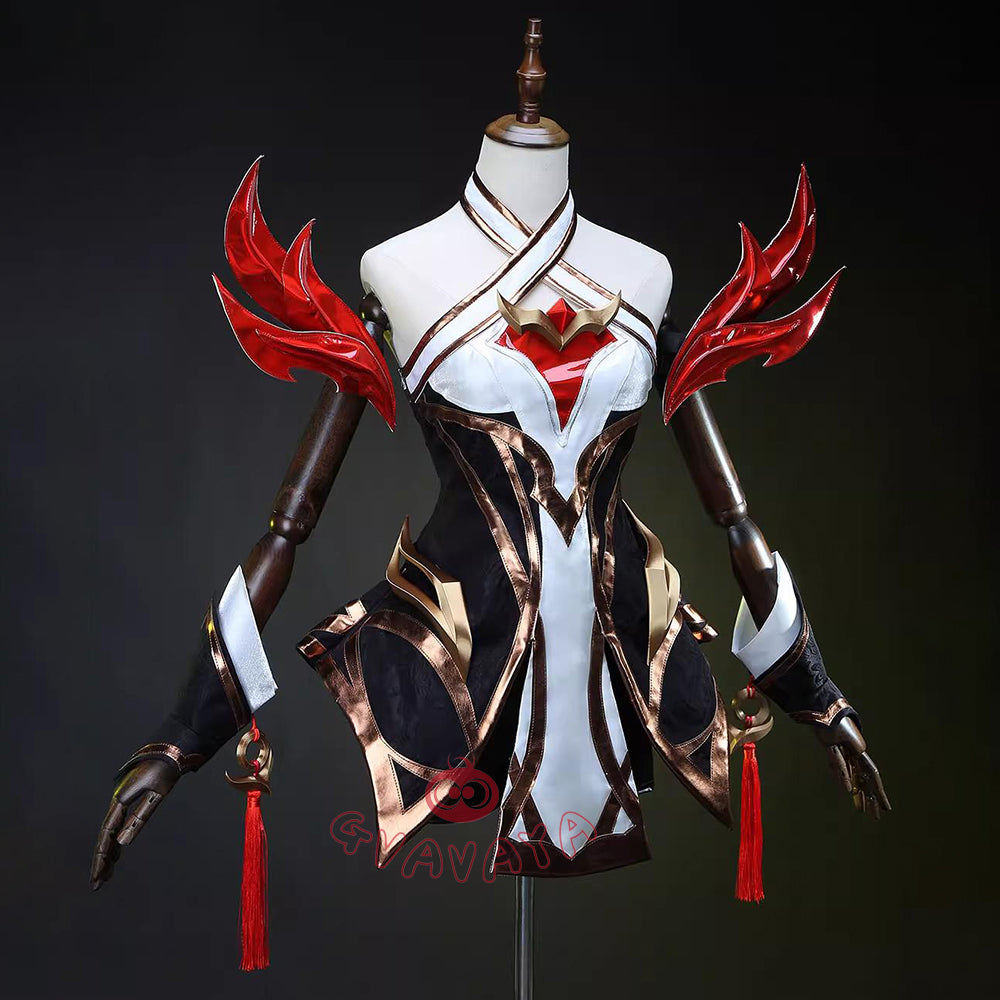 Gvavaya Game Cosplay League of Legends Risen Legend Ahri Cosplay Costume