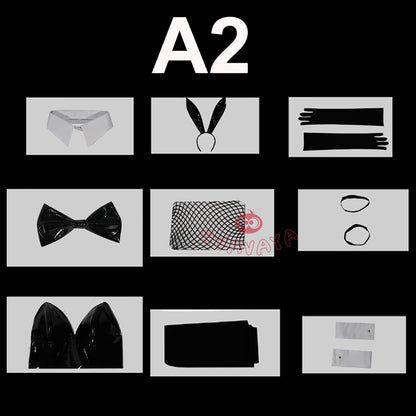 Gvavaya Game Cosplay NieR:Automata Cosplay A2/2B Bunny Girl Cosplay Costume