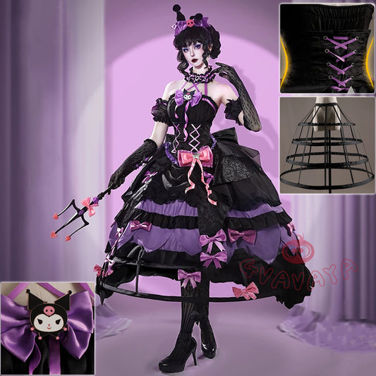 Gvavaya Game Cosplay Identity Ⅴ Bloody Queen Black Beauty Rabbit Cosplay Costume A