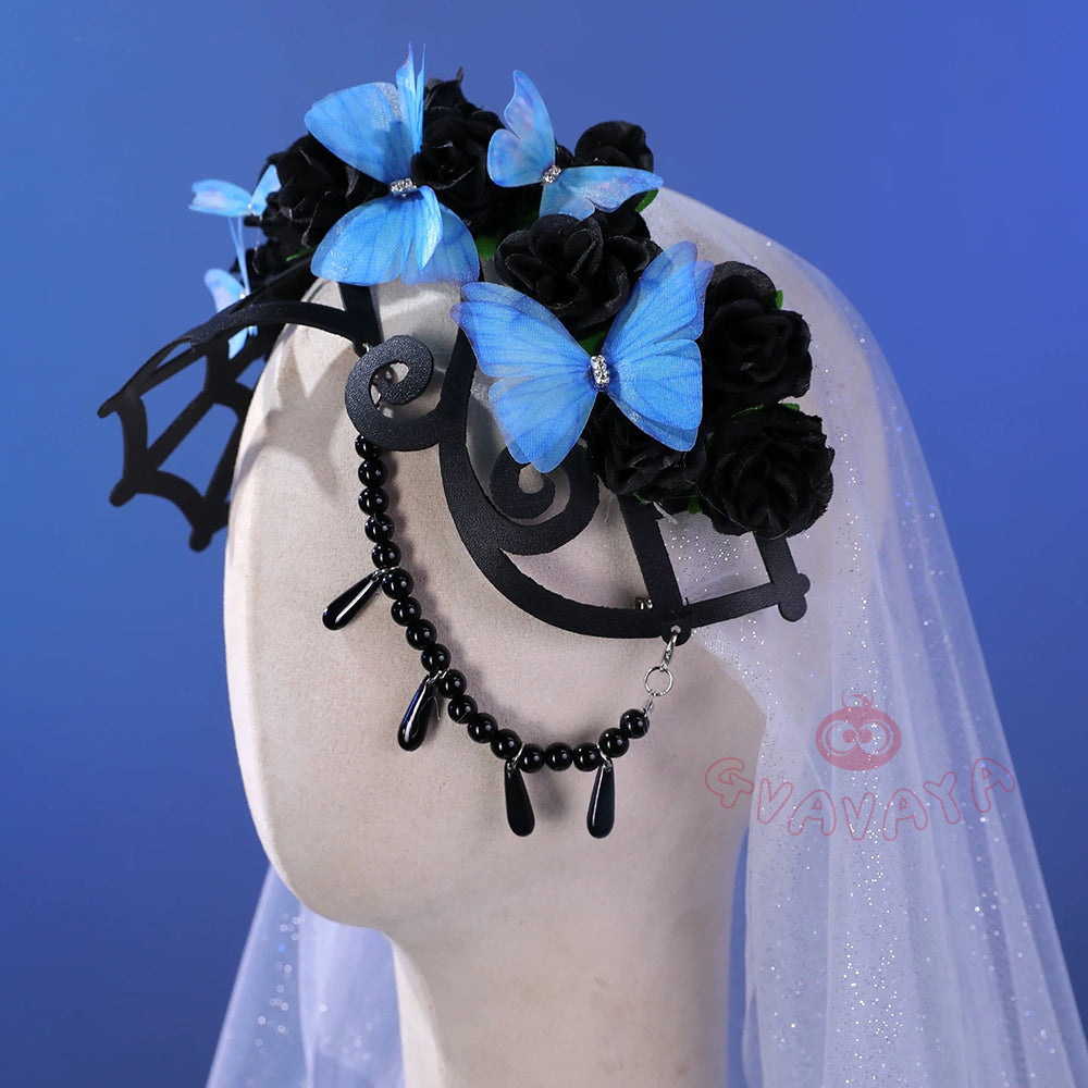 Gvavaya Cosplay Halloween Skullector Emily Cosplay Bride Doll Cosplay Costume