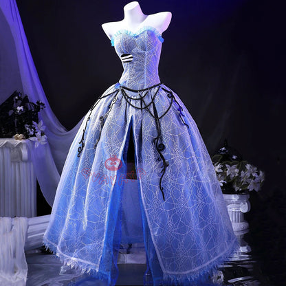 Gvavaya Cosplay Halloween Skullector Emily Cosplay Bride Doll Cosplay Costume