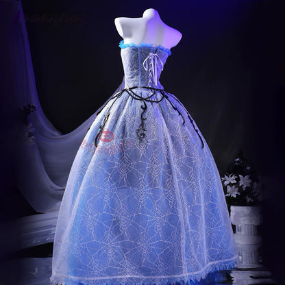Gvavaya Cosplay Halloween Skullector Emily Cosplay Bride Doll Cosplay Costume