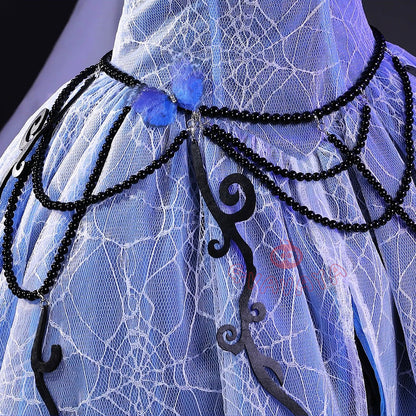 Gvavaya Cosplay Halloween Skullector Emily Cosplay Bride Doll Cosplay Costume