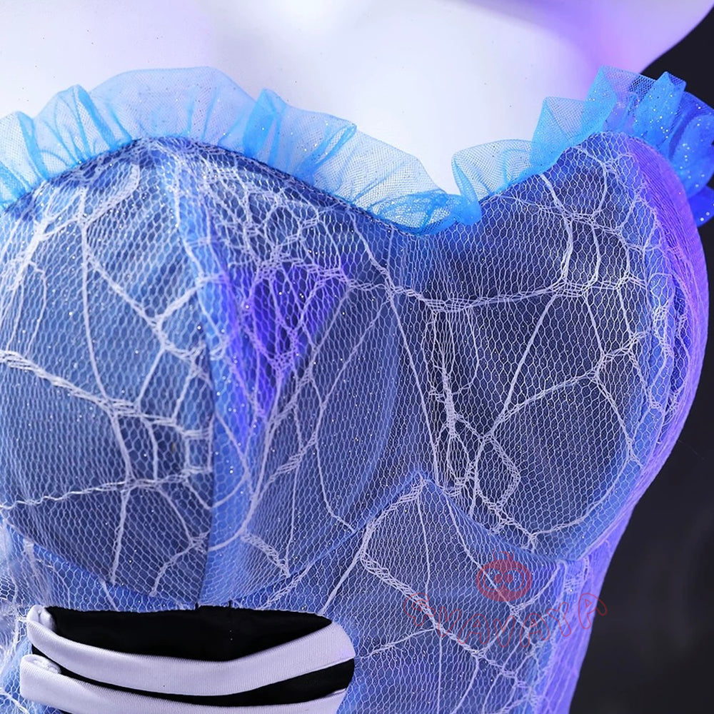 Gvavaya Cosplay Halloween Skullector Emily Cosplay Bride Doll Cosplay Costume