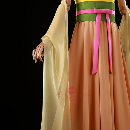 Gvavaya Anime Cosplay Maomao Yellow Dress Maomao Cosplay Costume