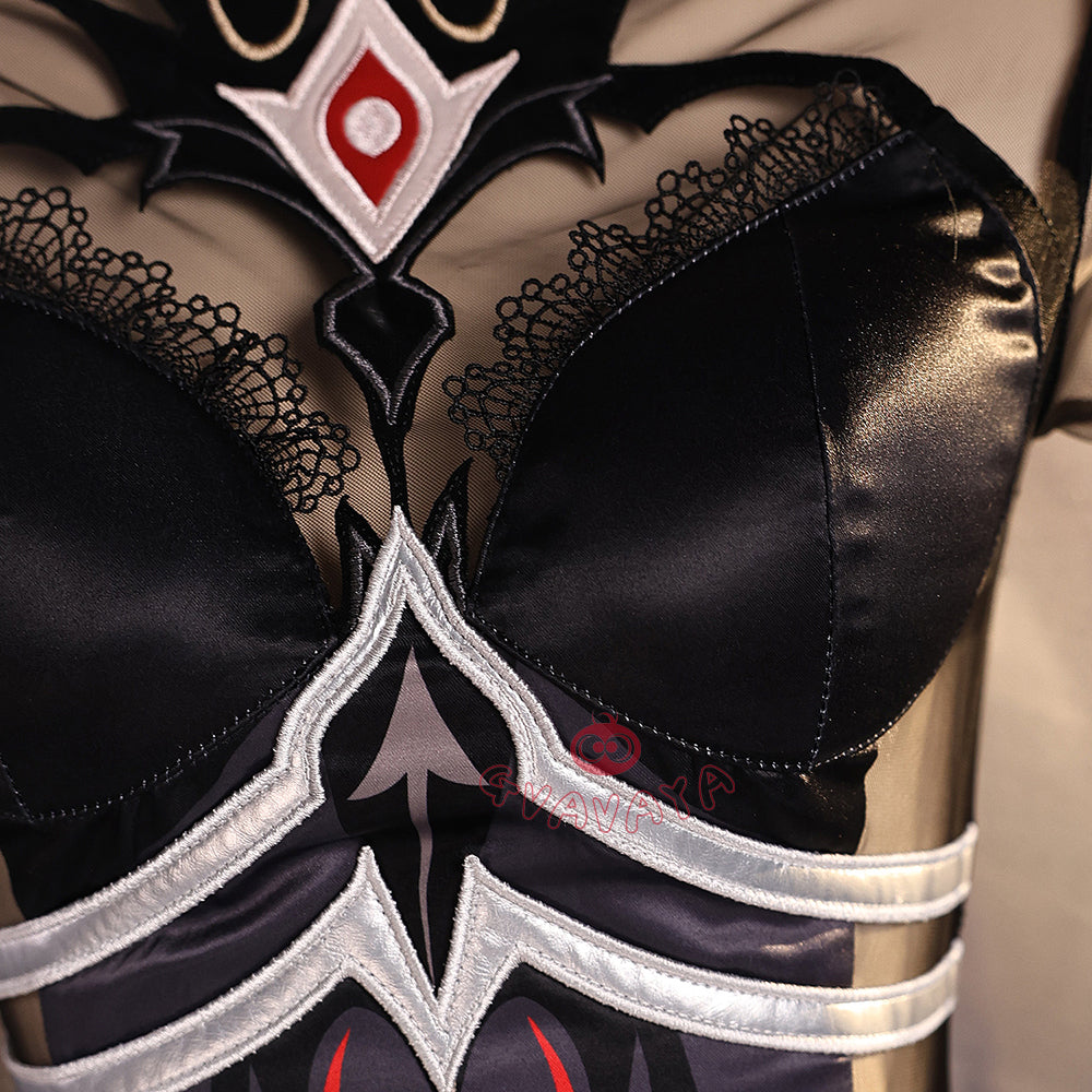 Gvavaya Game Cosplay Genshin Impact Cosplay The Ruler of Death Ronova Cosplay Costume