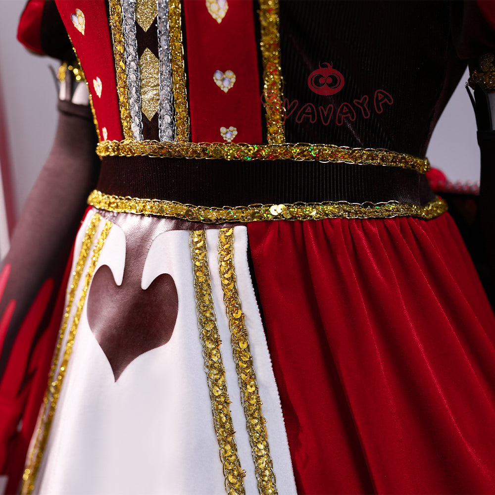 Gvavaya Game Cosplay Alice: Madness Returns Cosplay Red Alice Steamdress Outfits Halloween Cosplay Costume