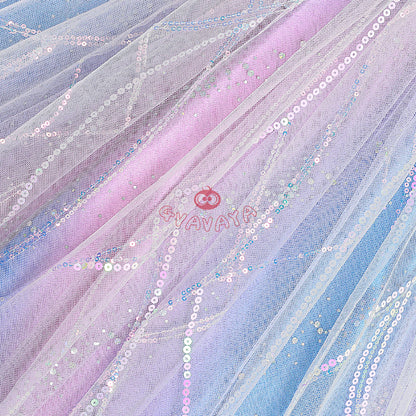 Gvavaya Anime Cosplay Witch Cosplay Glinda‌ Blue Gown Cosplay Costume