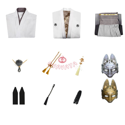 Gvavaya Game Cosplay Silent Hill f Cosplay Fox Mask Kotoyuki Tsuneki Cosplay Costume