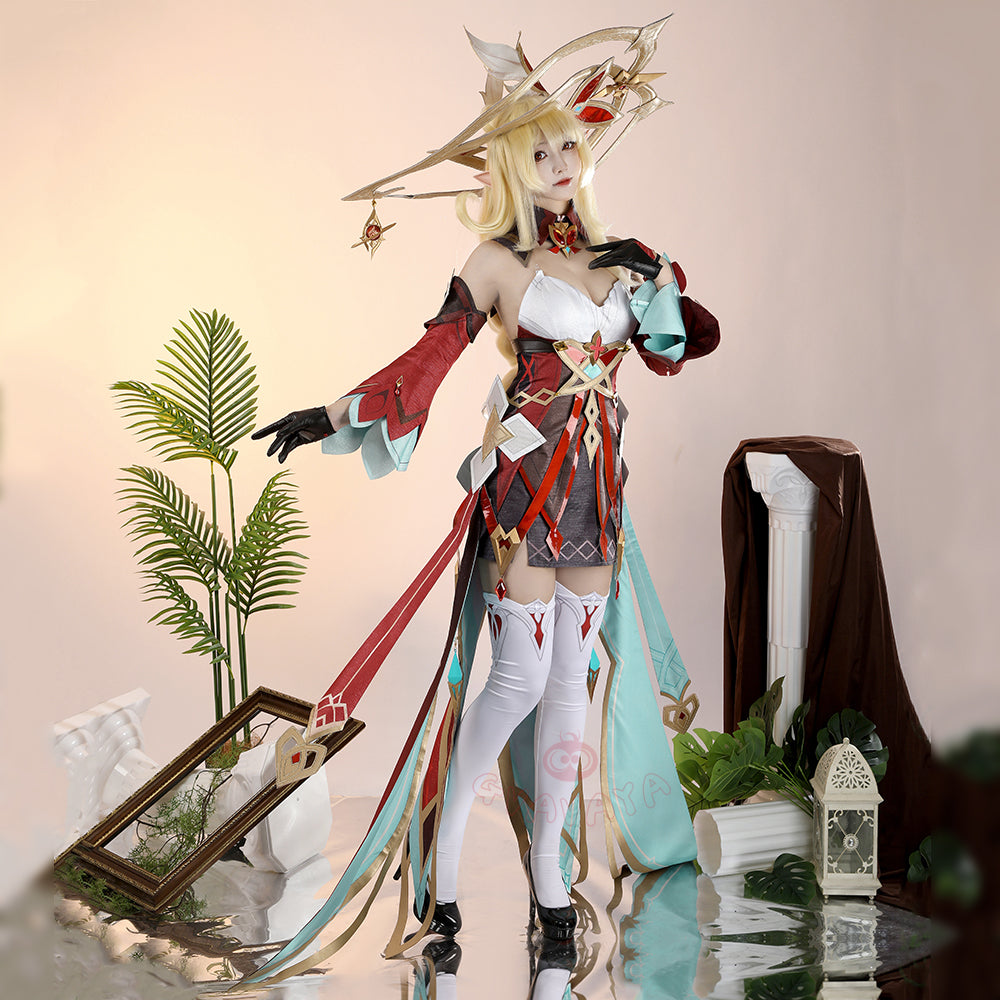 Gvavaya Game Cosplay Genshin Impact Cosplay Alice Cosplay Costume