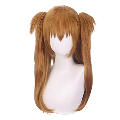 Gvavaya Anime Cosplay Asukaa Cosplay Wig Dark Orange 70cm Hair