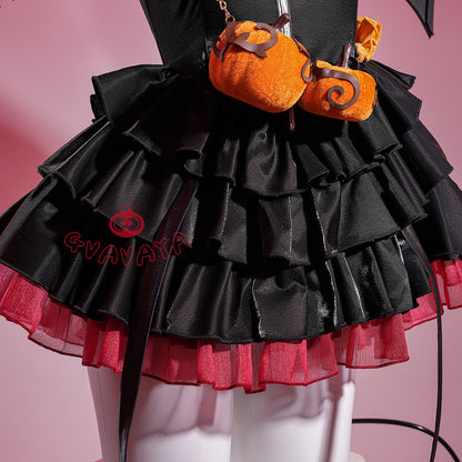 Gvavaya Cosplay Virtual Singer Cosplay Kasane Teto Little Devil Cosplay Costume Halloween Teto Cosplay