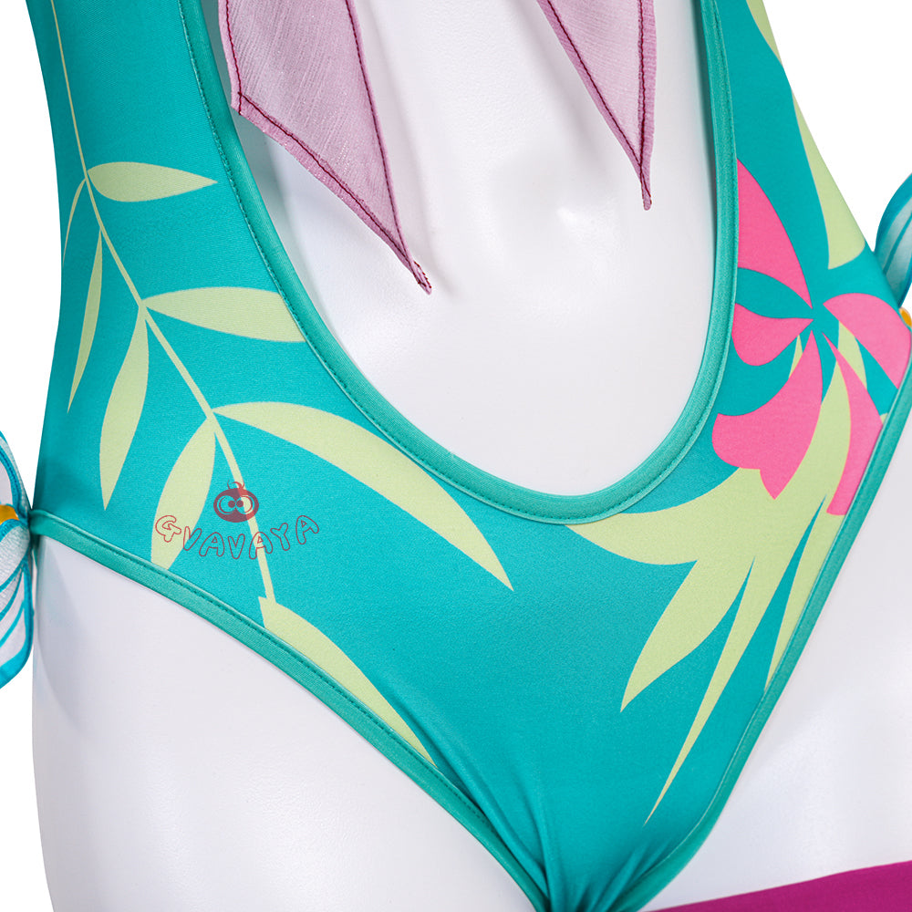 Gvavaya Game Cosplay MR Psylocke Breezy Butterfly Swimsuit Psylocke Cosplay