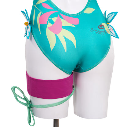 Gvavaya Game Cosplay MR Psylocke Breezy Butterfly Swimsuit Psylocke Cosplay