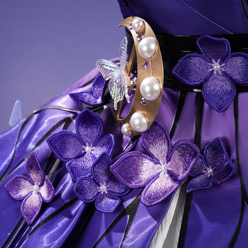 Gvavaya Game Cosplay HSR Cosplay Castorice Gossamer Flutter Splash Art Cosplay Costume