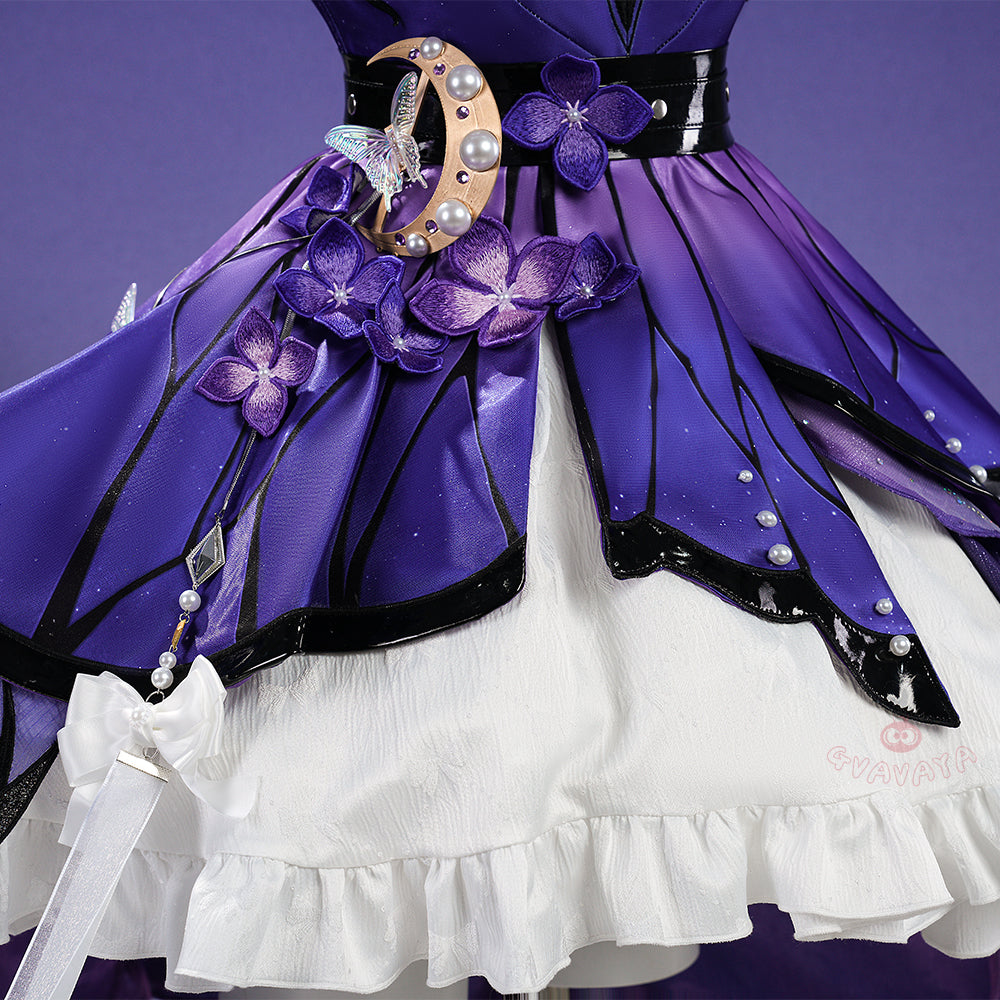 Gvavaya Game Cosplay HSR Cosplay Castorice Gossamer Flutter Splash Art Cosplay Costume