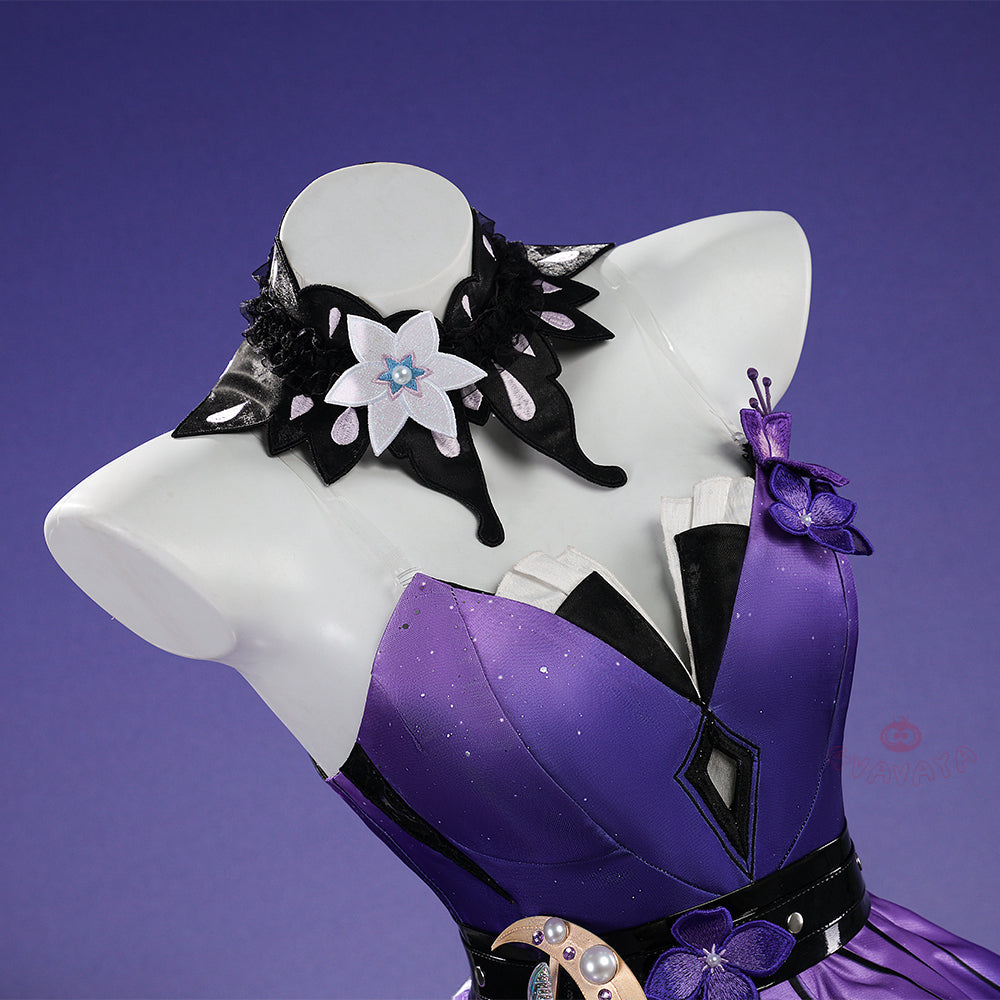 Gvavaya Game Cosplay HSR Cosplay Castorice Gossamer Flutter Splash Art Cosplay Costume