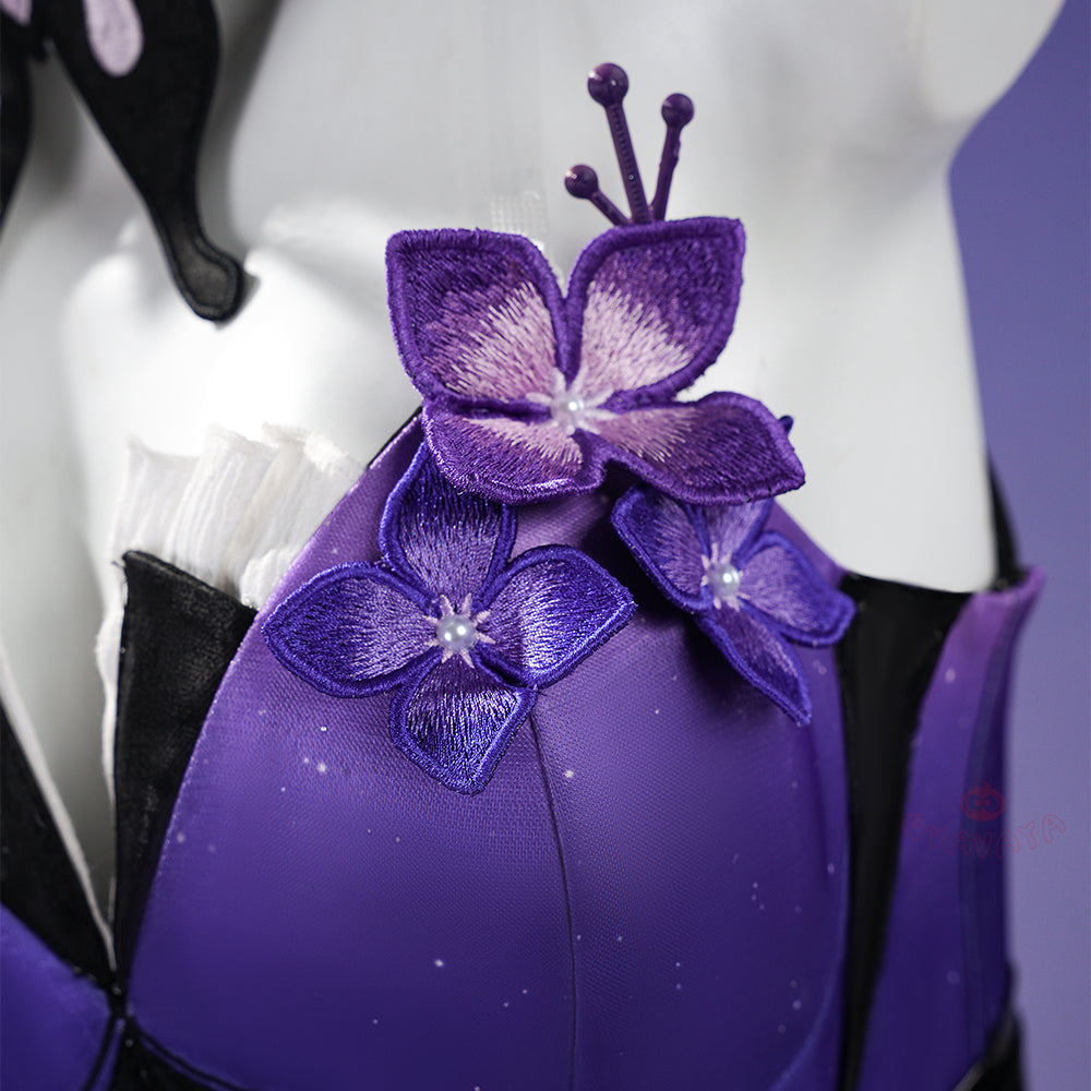 Gvavaya Game Cosplay HSR Cosplay Castorice Gossamer Flutter Splash Art Cosplay Costume