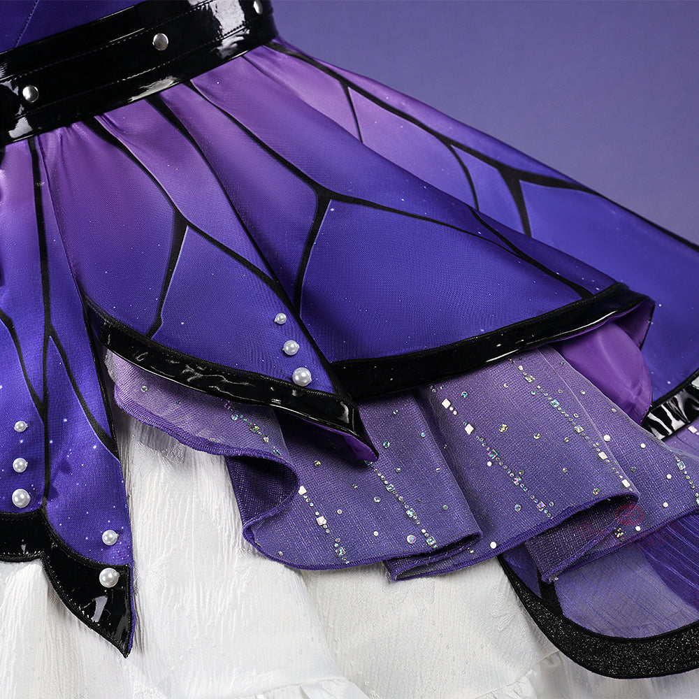 Gvavaya Game Cosplay HSR Cosplay Castorice Gossamer Flutter Splash Art Cosplay Costume