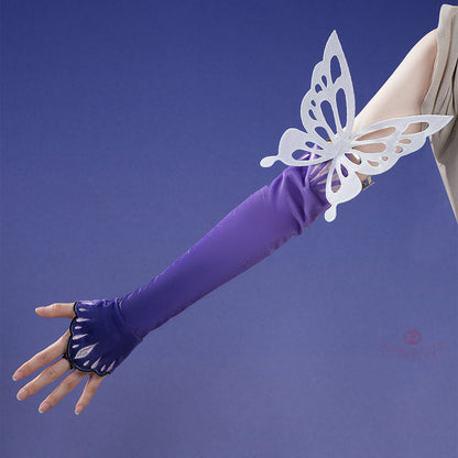 Gvavaya Game Cosplay HSR Cosplay Castorice Gossamer Flutter Splash Art Cosplay Costume