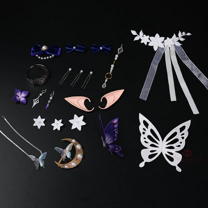 Gvavaya Game Cosplay HSR Cosplay Castorice Gossamer Flutter Splash Art Cosplay Costume
