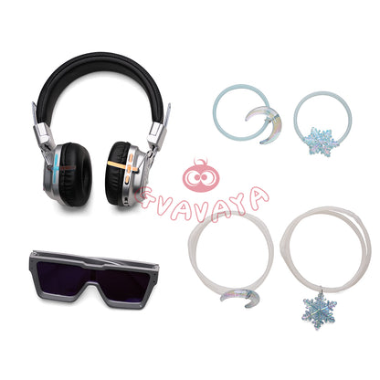 Gvavaya Game Cosplay MR Luna Snow Cool Summer Costume Luna Snow Cosplay