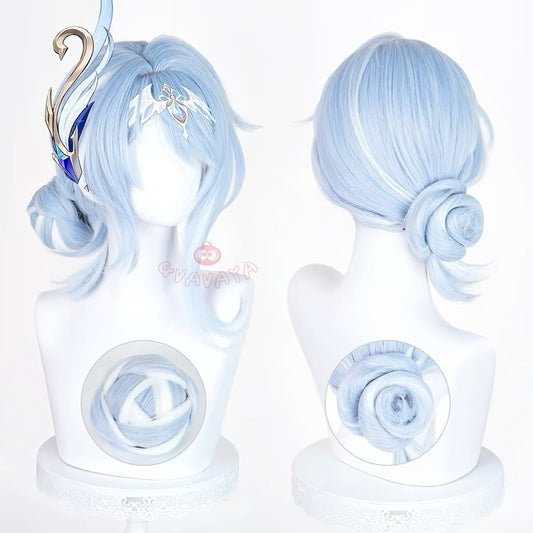 Gvavaya Game Cosplay Genshin Cosplay Odette Cosplay Wig