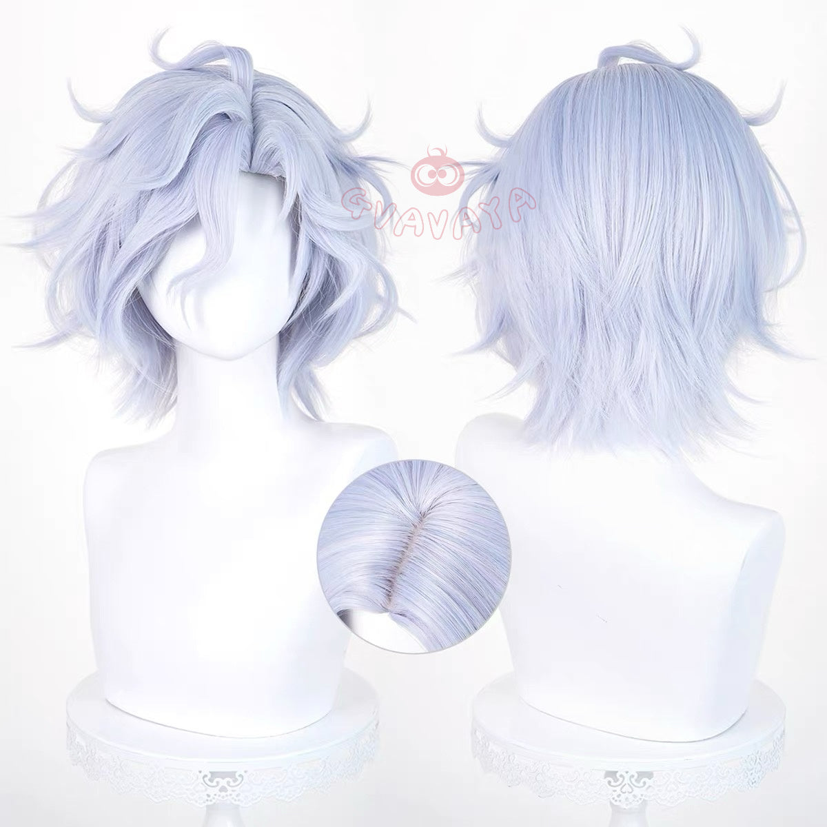 Gvavaya Game Cosplay Genshin Cosplay Mitya Cosplay Wig