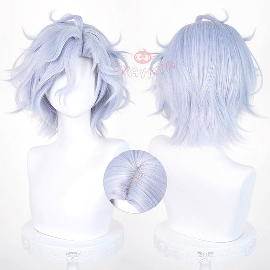 Gvavaya Game Cosplay Genshin Cosplay Mitya Cosplay Wig