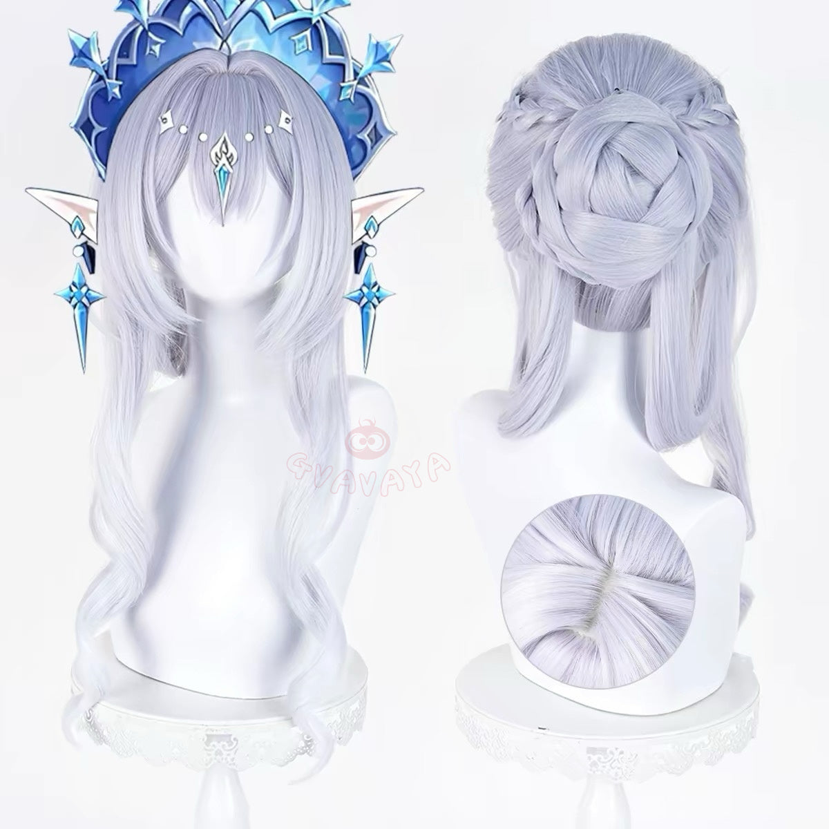 Gvavaya Game Cosplay Genshin Cosplay Tsaritsa Cosplay Wig