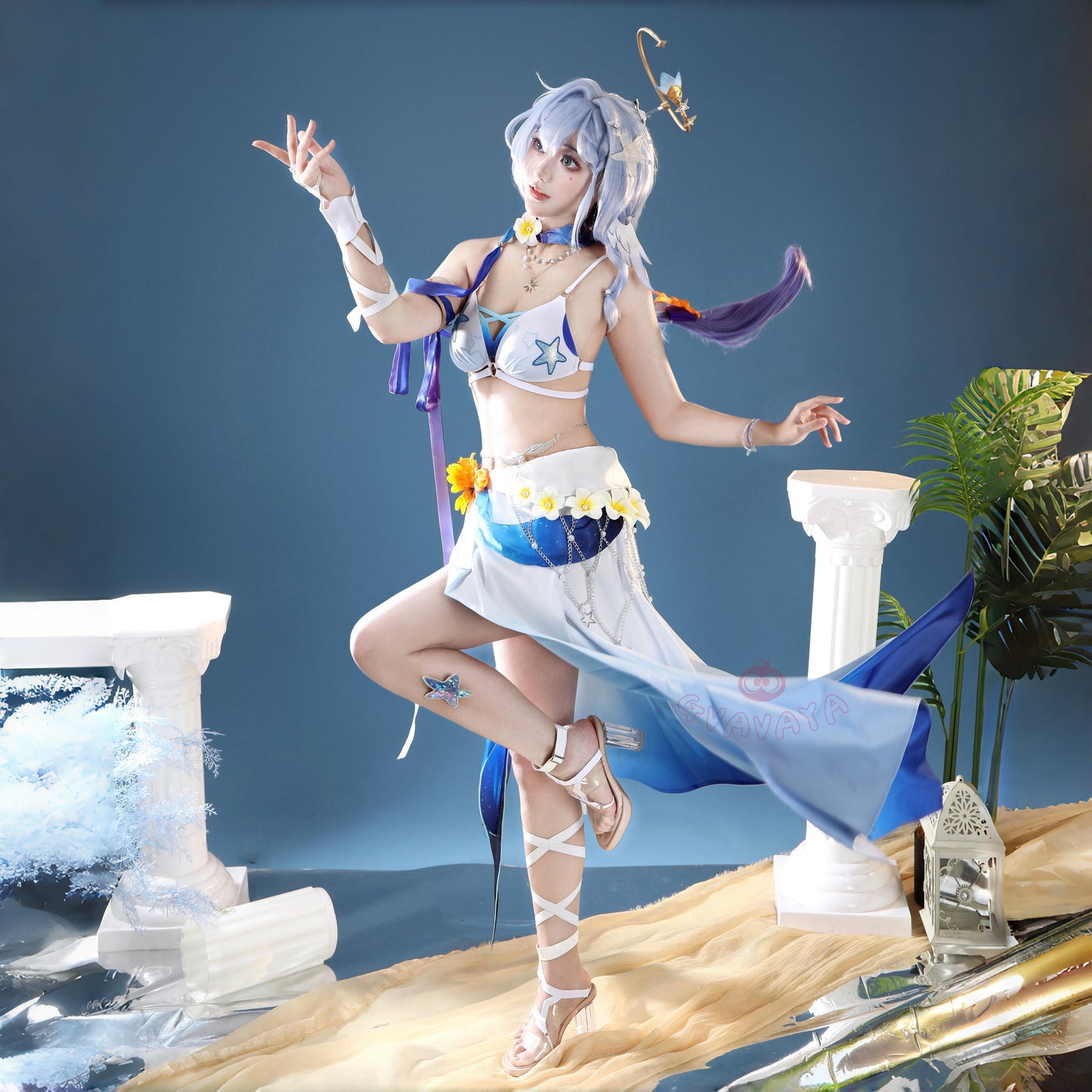 Gvavaya Game Cosplay HSR Robin Summeretto Cosplay Costume