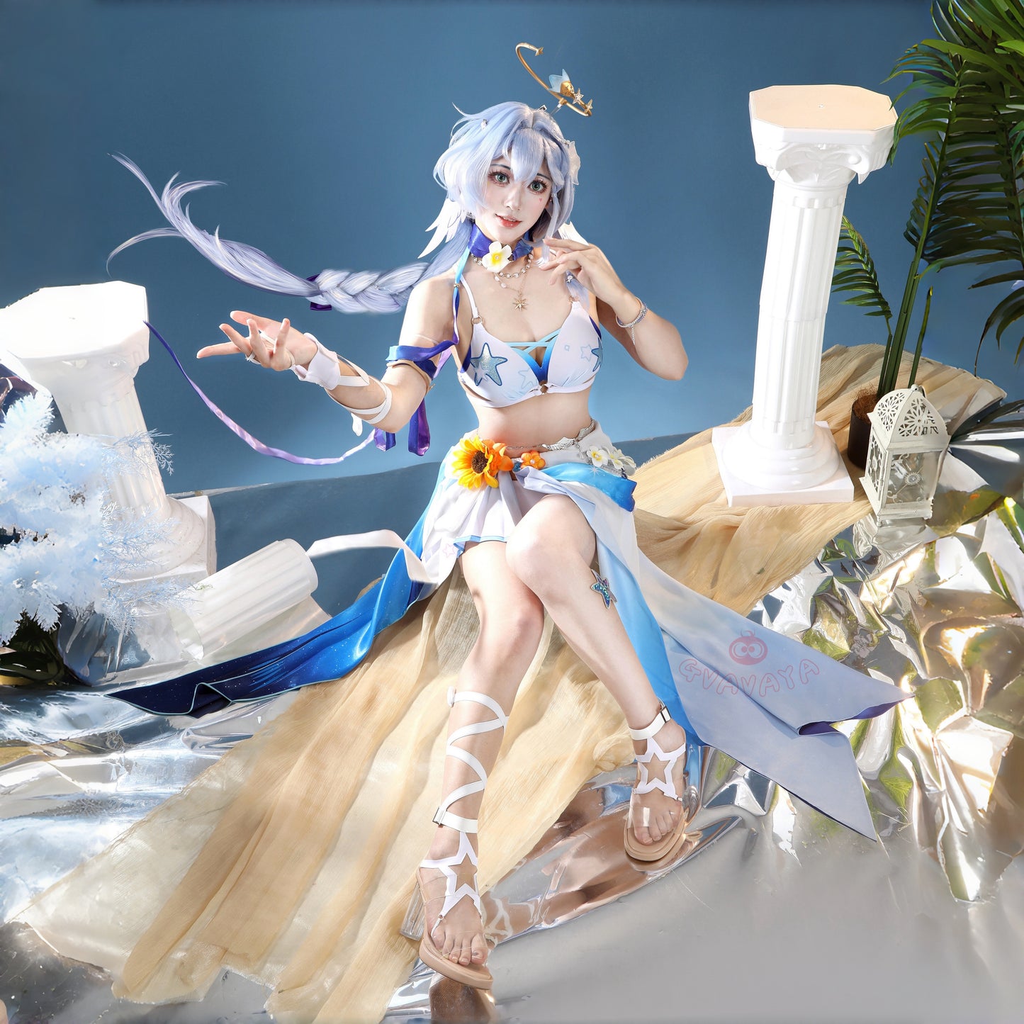 Gvavaya Game Cosplay HSR Robin Summeretto Cosplay Costume