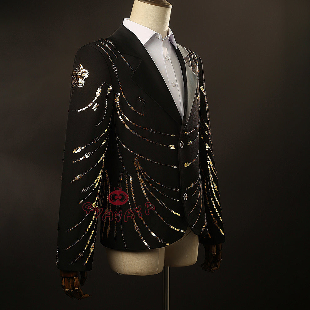 Gvavaya Anime Cosplay Manager Boby Cosplay Bobby Golden Jacket Cosplay Costume