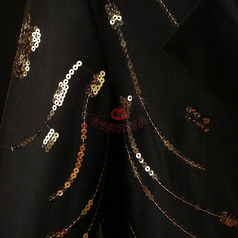 Gvavaya Anime Cosplay Manager Boby Cosplay Bobby Golden Jacket Cosplay Costume