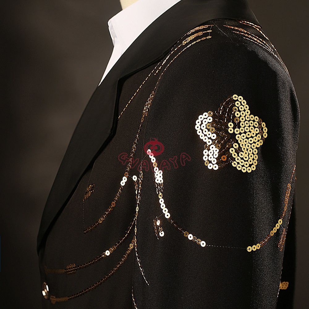 Gvavaya Anime Cosplay Manager Boby Cosplay Bobby Golden Jacket Cosplay Costume