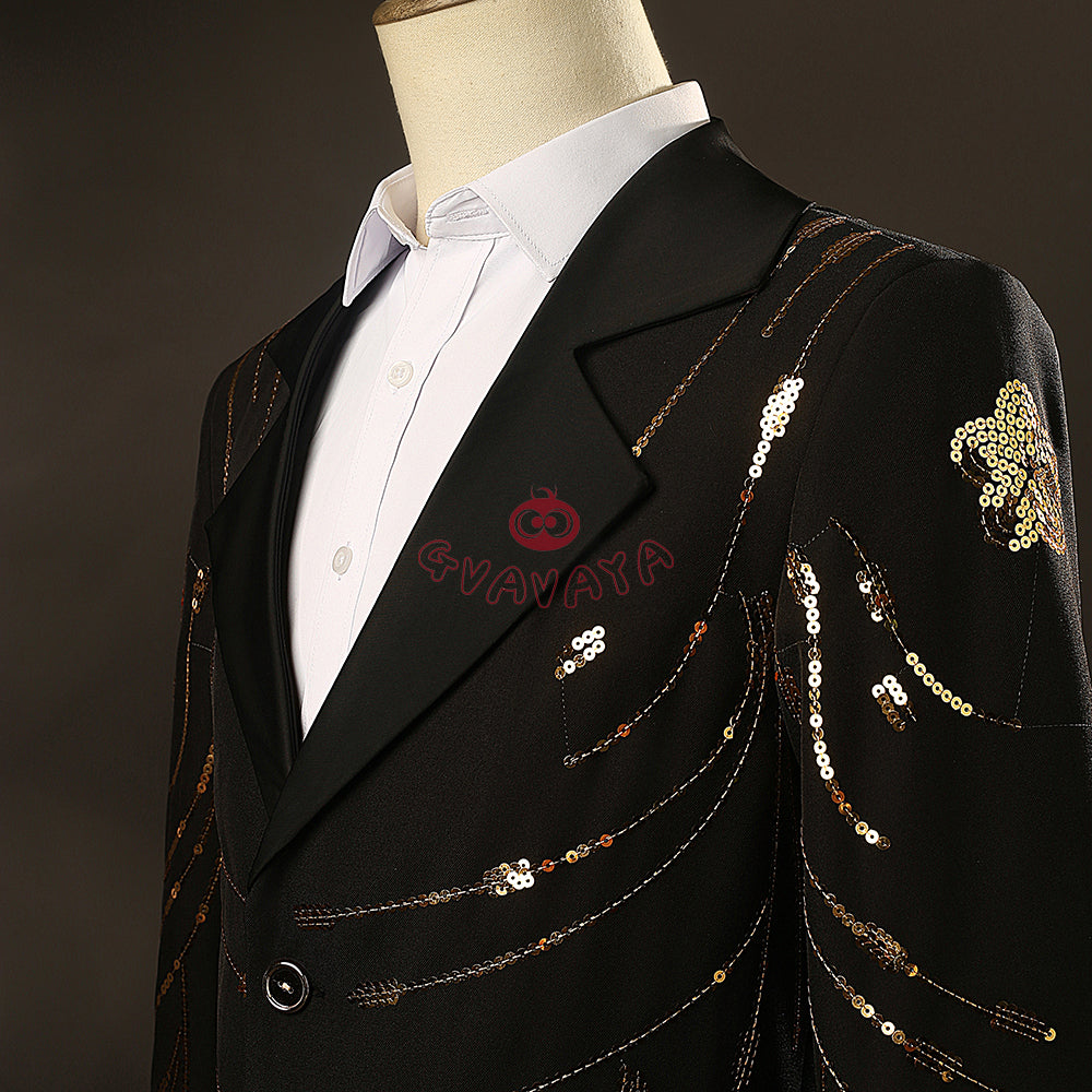 Gvavaya Anime Cosplay Manager Boby Cosplay Bobby Golden Jacket Cosplay Costume