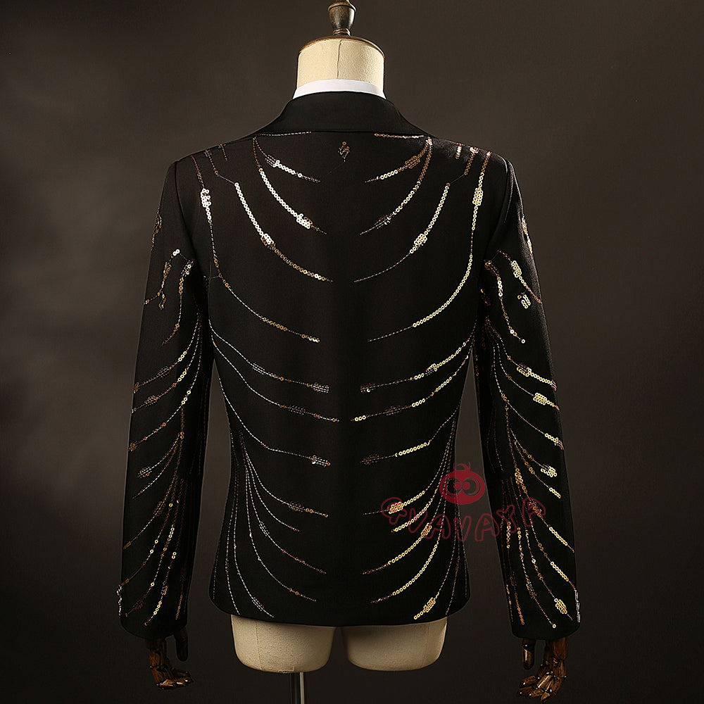 Gvavaya Anime Cosplay Manager Boby Cosplay Bobby Golden Jacket Cosplay Costume