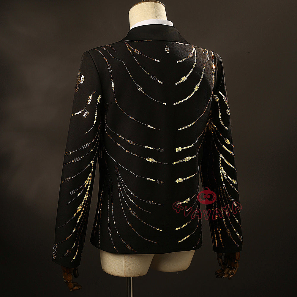 Gvavaya Anime Cosplay Manager Boby Cosplay Bobby Golden Jacket Cosplay Costume