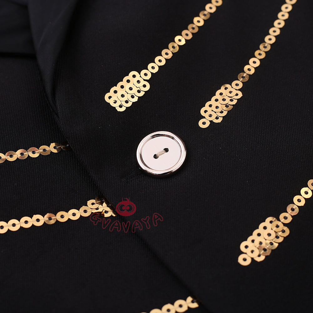 Gvavaya Anime Cosplay Manager Boby Cosplay Bobby Golden Jacket Cosplay Costume