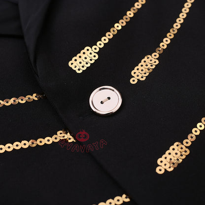 Gvavaya Anime Cosplay Manager Boby Cosplay Bobby Golden Jacket Cosplay Costume