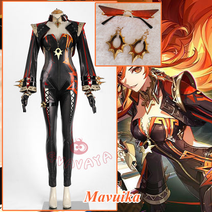 Gvavaya Game Cosplay Genshin Impact Cosplay Pyro Archon Mavuika Cosplay Costume Mavuika Cosplay