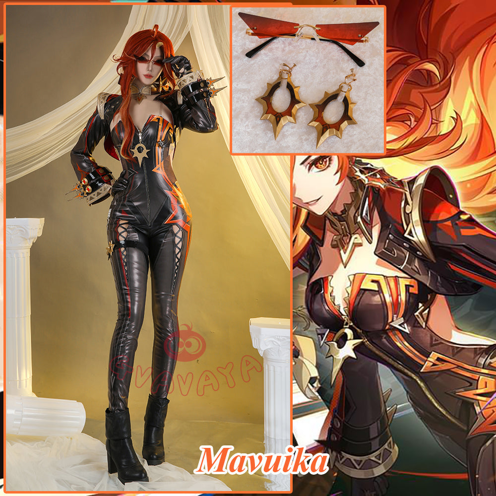 Gvavaya Game Cosplay Genshin Impact Cosplay Pyro Archon Mavuika Cosplay Costume Mavuika Cosplay