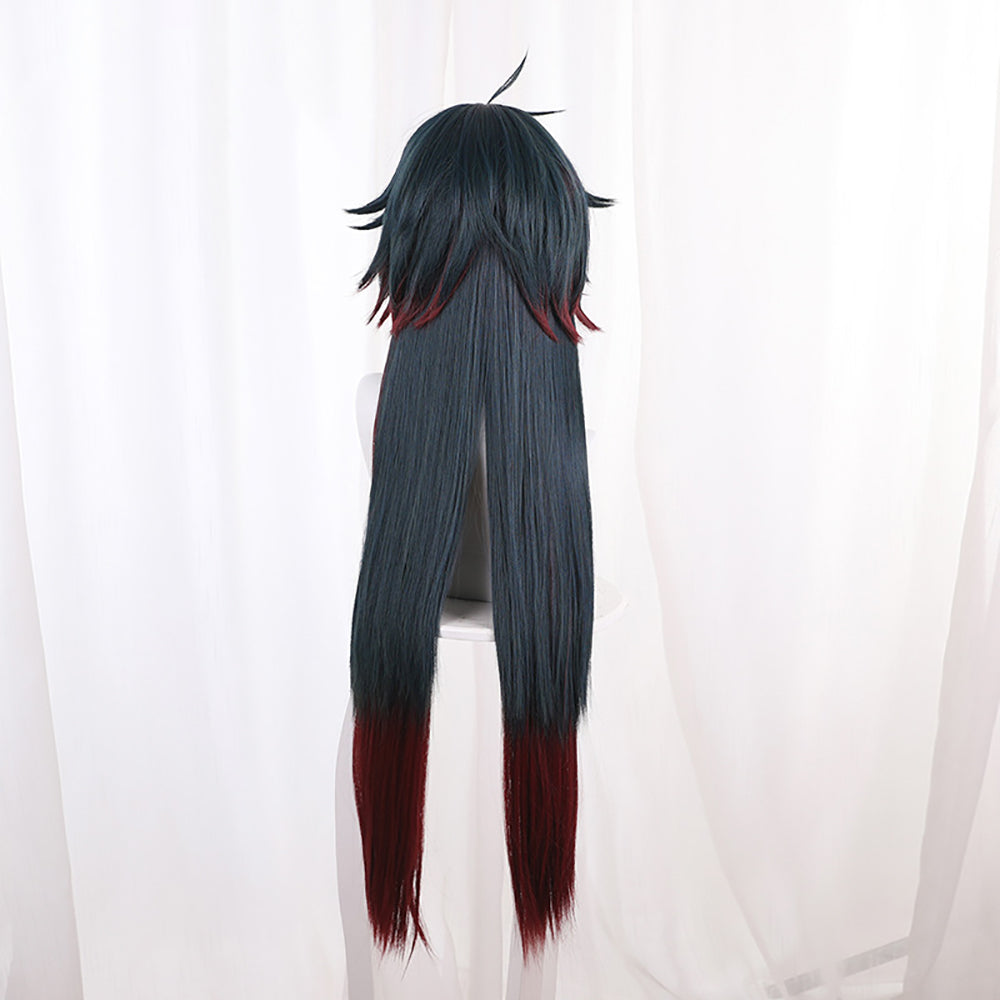 Gvavaya Game Cosplay Honkai Impact: Star Rail Blade Cosplay Wig 90cm  Long  Blue Green Gradient Red Brown Wig