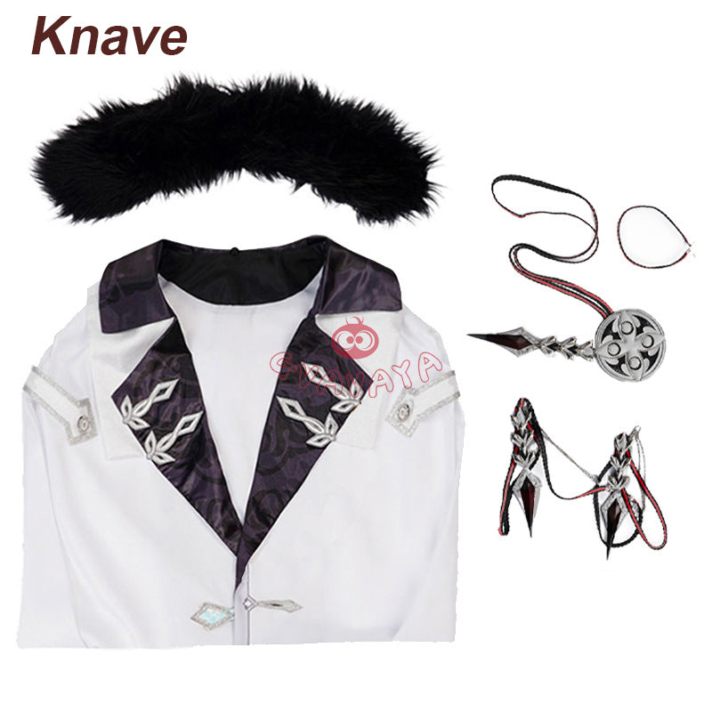 Gvavaya Game Cosplay Genshin Impact Fatui Harbinger Tartaglia Cosplay Costume Fatui Tartaglia Cosplay