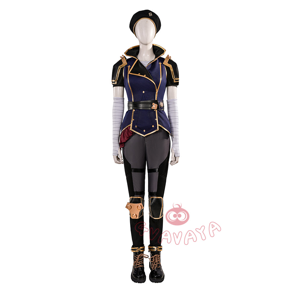 Gvavaya Anime Cosplay League of Legends Arcane Season2 Cosplay Vi Piltover Enforcer Uniform Cosplay Costume